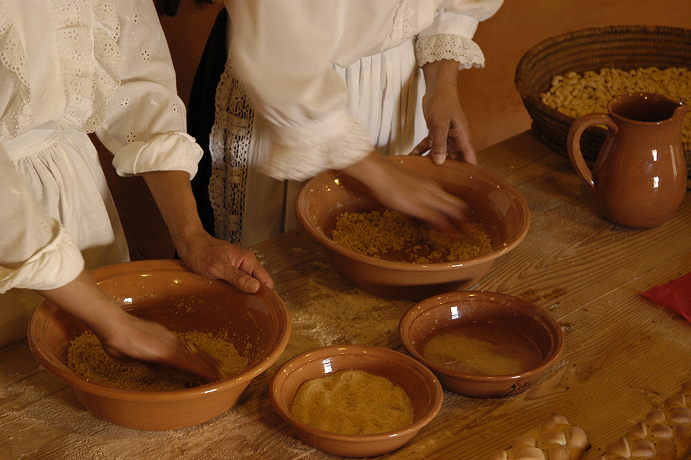 Preparazione della fregola