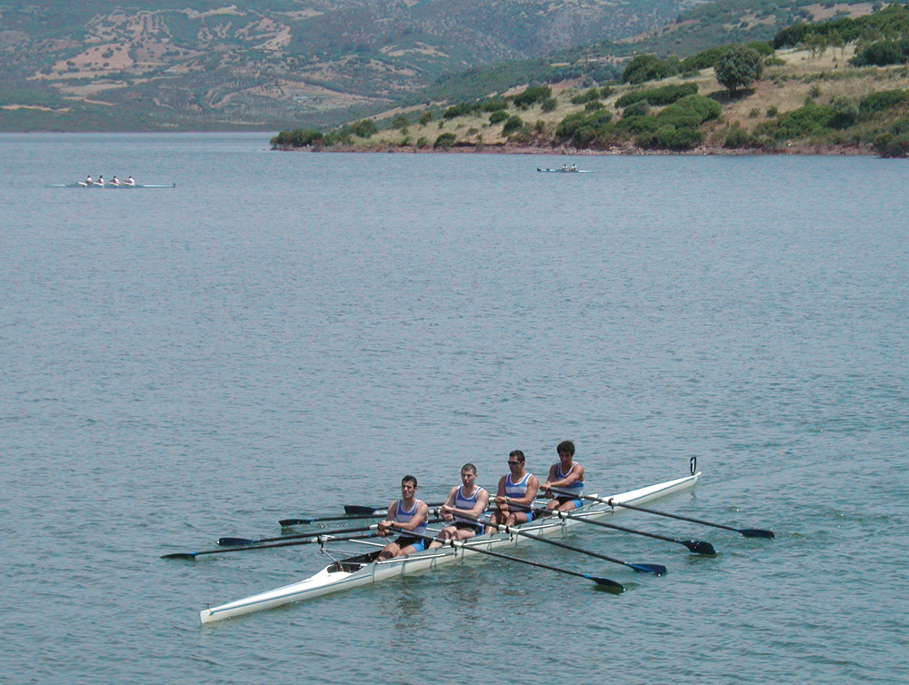 Regata sul lago Mulargia